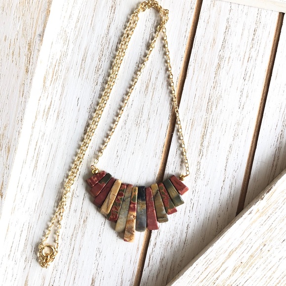 Handmade Jewelry - Picasso Jasper Necklace